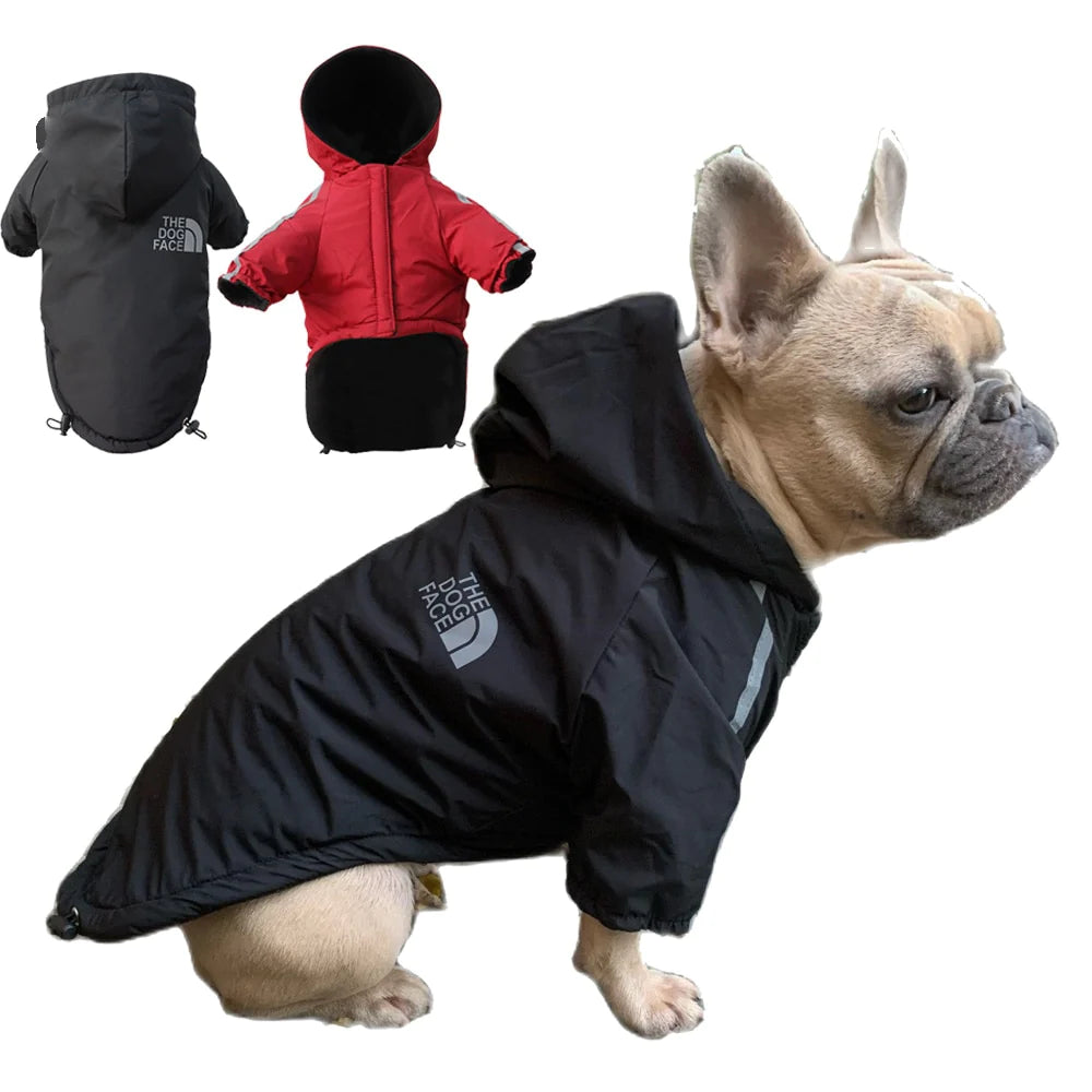 Autumn & Winter Waterproof Coat with Cotton Hooded Jacket