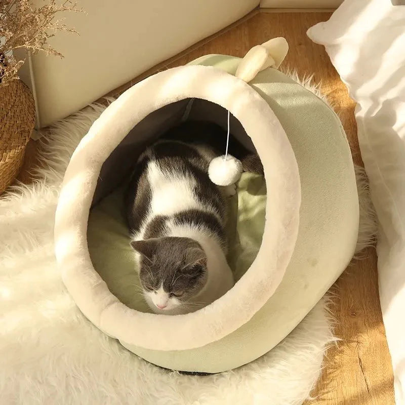 Comfy, Warm, Washable Cat Bed 