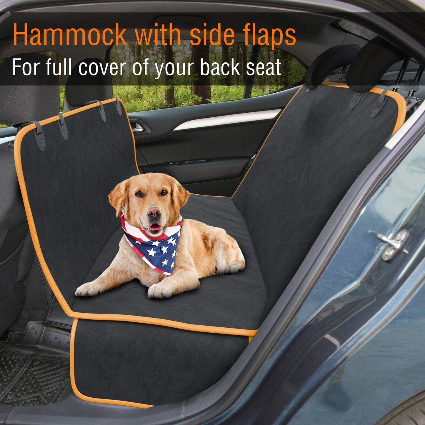 Car Seat Cover for Dogs - XL Waterproof Dog Seat Cover for Back Seat in SUV or Truck 