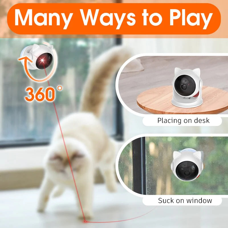 Automatic Interactive LED Laser Toy for Cats