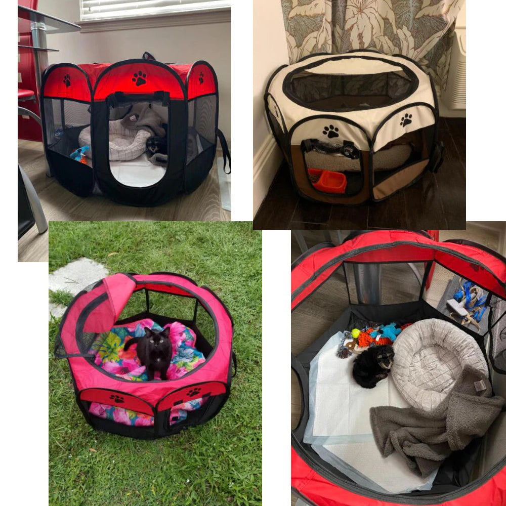 Portable Folding Dog House / Cat Playpen