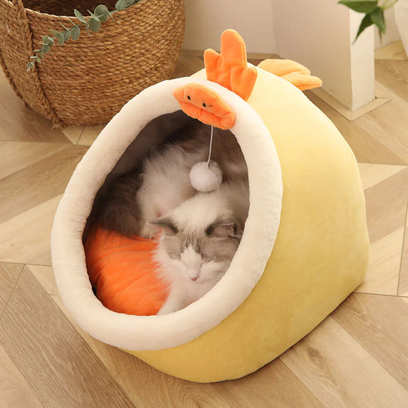 Comfy, Warm, Washable Cat Bed 